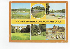 Frankenberg und Umgebung, Freibad, Schilfteich, Eisenbahnbrücke, ..., 1978