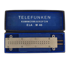 Telefunken Kammermikrofon Ela M46 Studio Mikrofon 30er Jahre Etui Box ungetestet