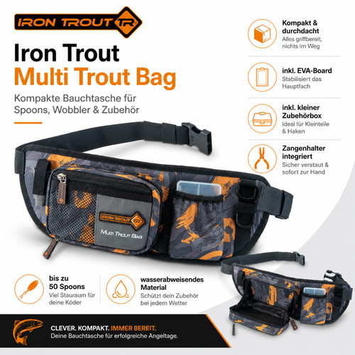 Iron trout multi bag - iron,