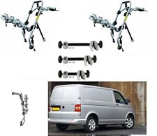 FAHRRADTRÄGER HINTEN 3 SCHIENEN FÜR VOLKSWAGEN CARAVELLE T5 BJ 2007 DOPPELTÜR