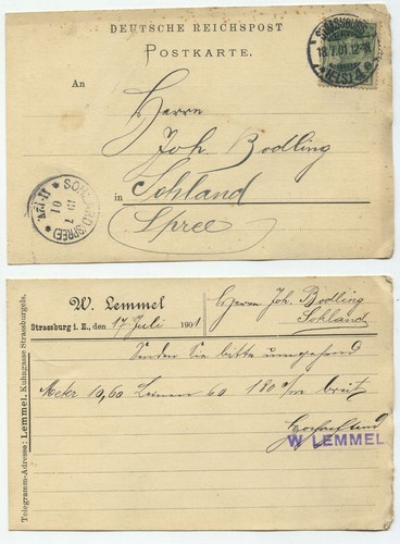22227 postkarte strassburg - 22227,