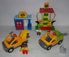 LEGO DUPLO AUTOS WERKSTATT TANKSTELLE ABSCHLEPPDIENST ABSCHLEPPAUTO