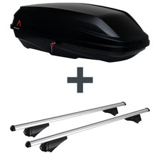 Dachbox G3 BiCube 300+ + Dachträger Menabo Tiger für BMW X4 Typ G02/ F98 Neuware