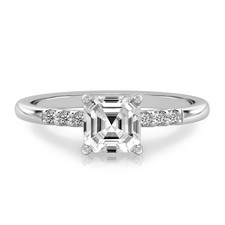 Diamant Platin Ring Ehering