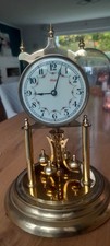 Original KUNDO 400 Day Clock Jahresuhr Drehpendelfeder mit Glaskuppel