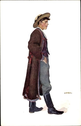 Künstler rayski mann - ak, in