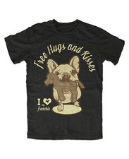 Frenchie T-Shirt Schwarz- Hund,Dog,French Bulldog,Französische Bulldogge,Mugshot