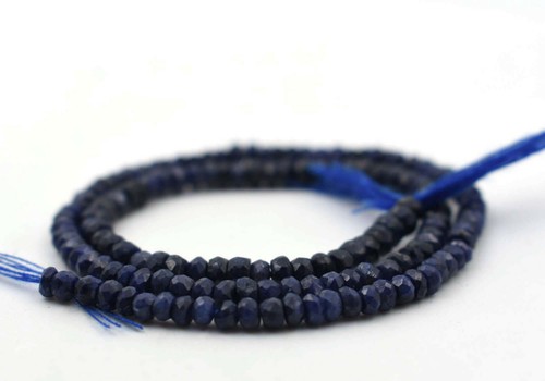 Herrlicher korund blauer - herrlicher,
