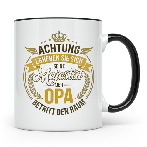 Opa tasse mit spruch seine - mit,