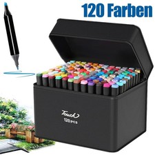 120 Farben Filzstifte Für Steine WasserfestAlkohol Marker Stifte Set Permanen
