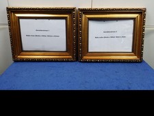 Bilderrahmen Gemälderahmen Rahmen Holz vergoldet 42x34cm Stuck? Alter? 1-2 Stück