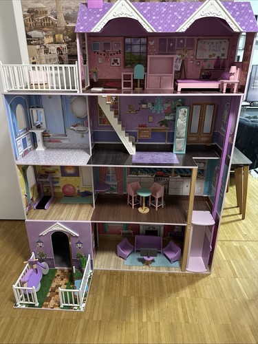 Puppenhaus aus holz - puppenhaus, mit