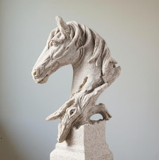 Tier Pferdekopf Figur Vintage