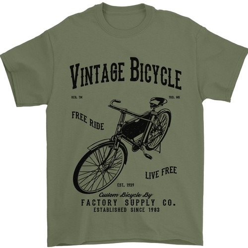Vintage fahrrad radfahrer - fahrrad,