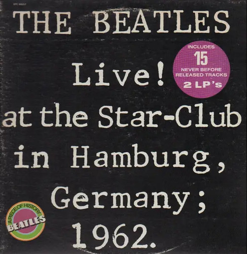 2xlp the beatles live - beatles, at
