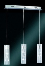 SET Wofi Michigan  1x Pendelleuchte &.               2x Wandleuchte