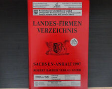 Landes Firmen Verzeichnis Sachsen-Anhalt 1997,  Adressbuch, Branchenbuch, Bauder