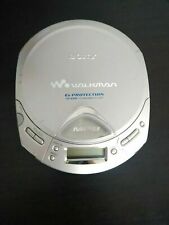 Sony CD Walkman D-CJ501 Personal Portable Player MP3 Silver Retro