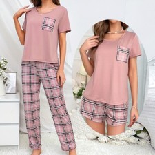Damen Schlafanzug Pyjama
