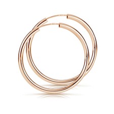 Materia rose gold hoop - materia,