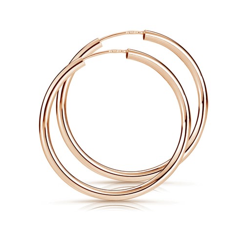 Materia rosegold creolen - creolen, damen