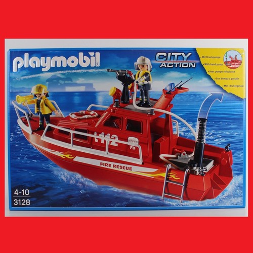 Playmobil 3128 feuerlöschboot - playmobil,