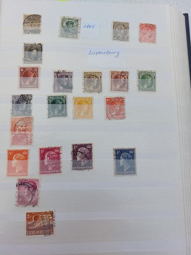 Luxemburg briefmarkensammlung - luxemburg,