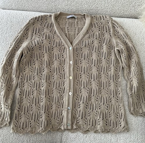 Peter hahn ajour strickjacke - ajour-,