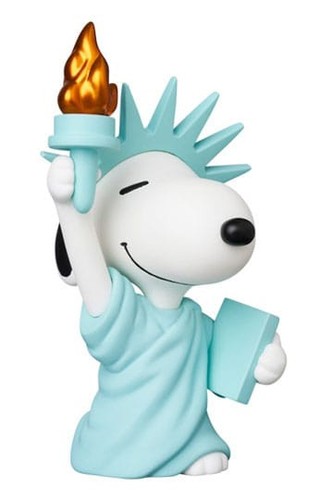Peanuts statue liberty - peanuts,