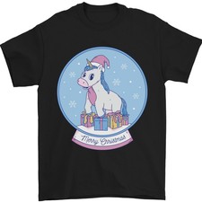 Weihnachts einhorn schneekugel - weihnachts-einhorn,