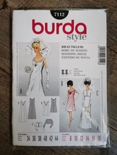 Schnittmuster Burda Kleid Brautkleid Nr. 7112 Gr. 34-44 NEU originalverpackt