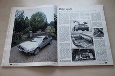 Auto Motor Sport AMS 23/1982 DeLorean DMC-12 mit 132PS im TEST auf 3 Seiten