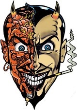 Aufkleber Devil - Gentleman