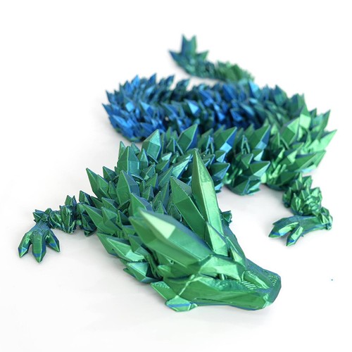 Printed dragon figures - 3d,