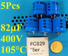 5x 82uF 400V 105°C Vishay BC