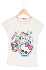 MATTEL Monster High Fanshirt Kinder Größe 152 Weiß Casual Kawaii Urban