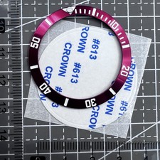 Keramik Lünette 38mm Rot Ring