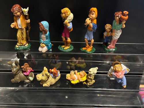 Komplettsatz krippenfiguren - komplettsatz,