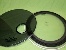 2 x 22" Bassdrum-Fell