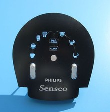 Senseo® 7850 Latte Select Abdeckung schwarz für Display mit hinterleuchteten Sym