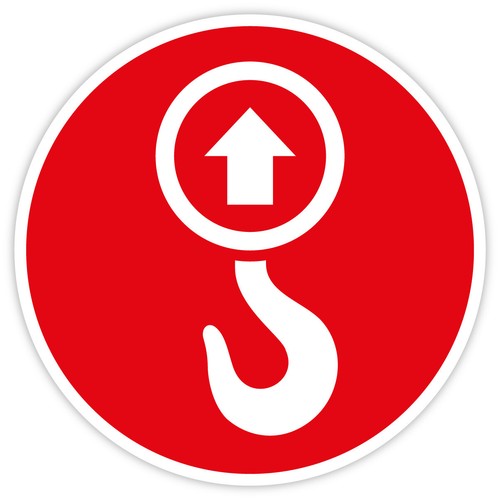 25x aufkleber anschlagpunkt - 25x, „anschlagpunkt