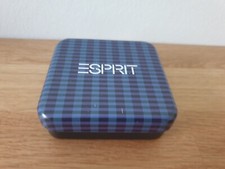 esprit schmuckdose blechdose dose blau
