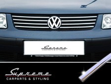 VW Passat B5 Typ 3B und Variant Chrom Zierleisten für Kühlergrill oben 3M