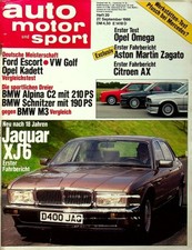 5) Auto Motor Sport AMS 20/1986 - BMW M3 E30 mit 200PS  - BMW Alpina C2 2.7 E30