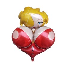 Folienballon Frau mit Brüsten