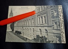 Postkarte AK Braunschweig Herzogliches Polizeigebäude Polizei 1908
