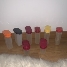 Tupperware 8 Gewürzriesen u. -zwerge-Set Konvolut Behälter 
