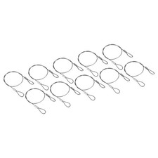 12 Zoll Sicherheitskabel, 10er Set 30 cm x 1,2 mm Szene Beleuchtung Seil Doppelschnalle