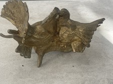 Abschluss Uhr Antik Messing