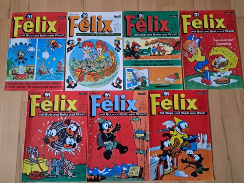Felix konvolut 7 comichefte - -,